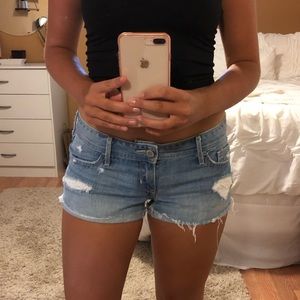 Denim shorts